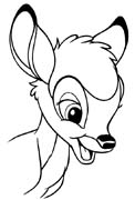 Coloriages bambi 45