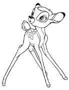 Coloriages bambi 5