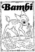 Coloriages bambi 52