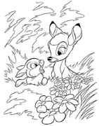 Coloriages bambi 55