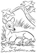 Coloriages bambi 72
