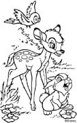 Coloriages bambi 77