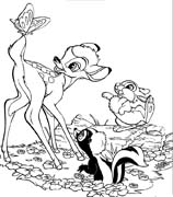 Coloriages bambi 91