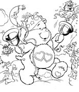 Coloriages bisounours 10