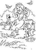 Coloriages blanche neige 17