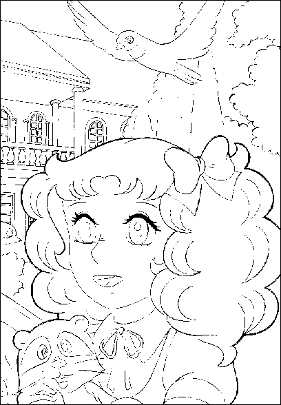 Coloriages candy candy 1