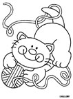 Coloriages chats 4