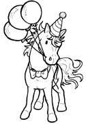 Coloriages cheval 11