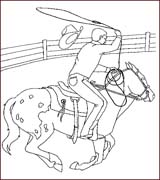 Coloriages cheval 41