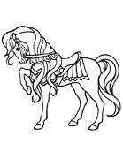 Coloriages cheval 5