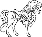 Coloriages cheval 50