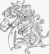 Coloriages cheval 83