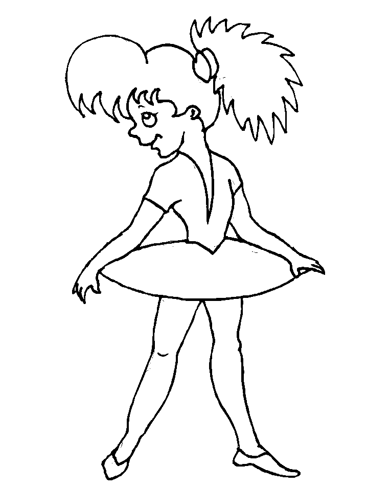 Coloriages danseuses 8