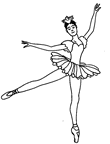 Coloriages danseuses 14
