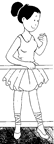 Coloriages danseuses 17