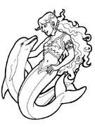 Coloriages dauphins 35
