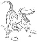 Coloriages dinosaures 6