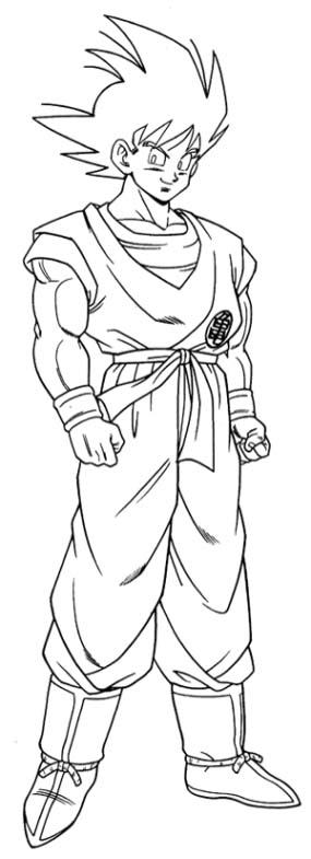 Coloriages dragon ball z 31