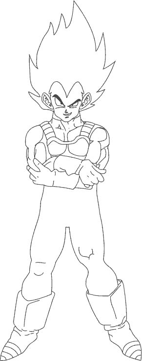 Coloriages dragon ball z 35