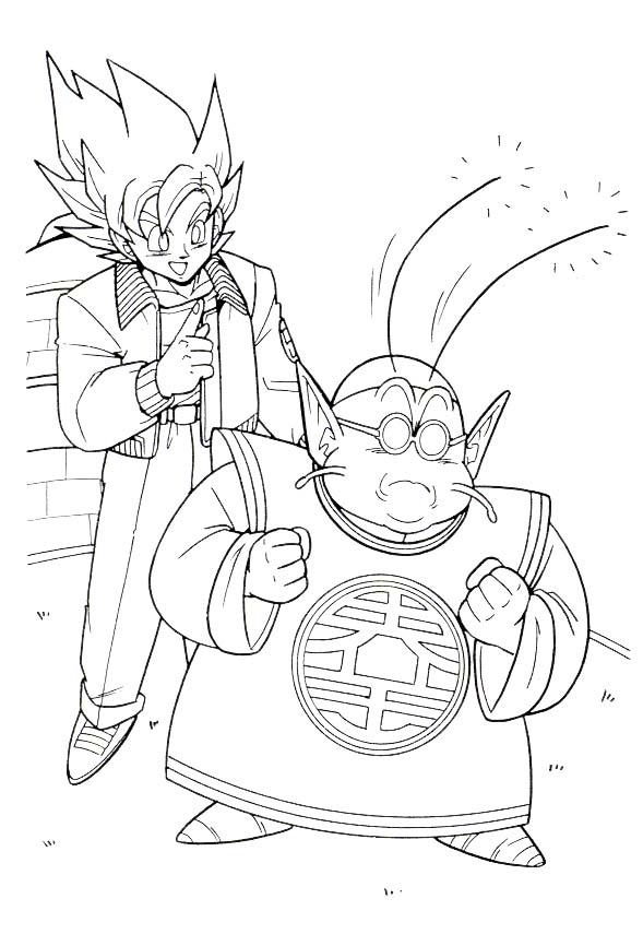 Coloriages dragon ball z 5