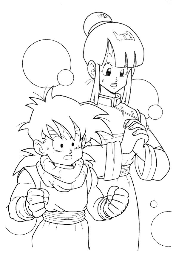 Coloriages dragon ball z 7