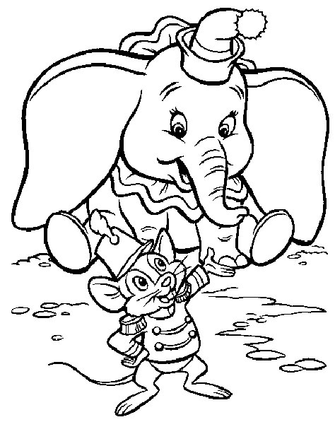 Coloriages dumbo 5
