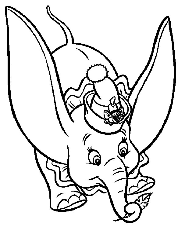 Coloriages dumbo 6
