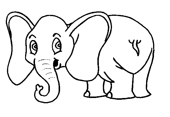 Coloriages elephants 2