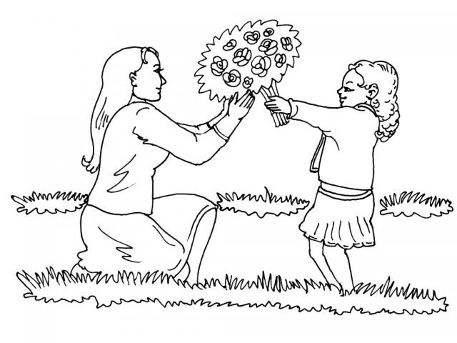 Coloriages fete des meres 124