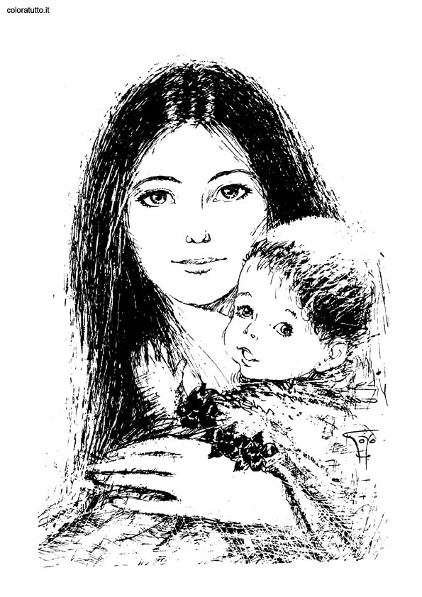 Coloriages fete des meres 191