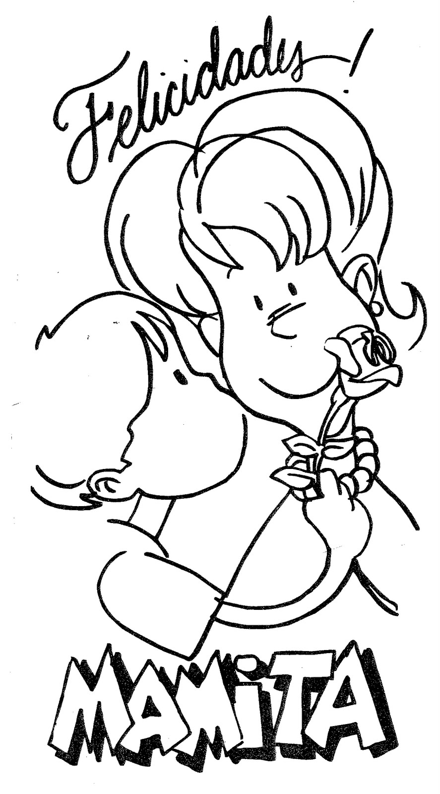 Coloriages fete des meres 207