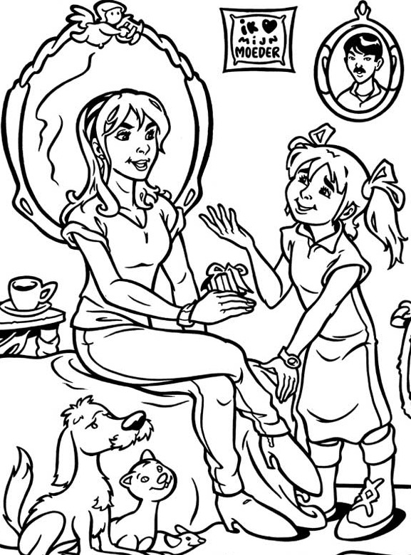Coloriages fete des meres 218