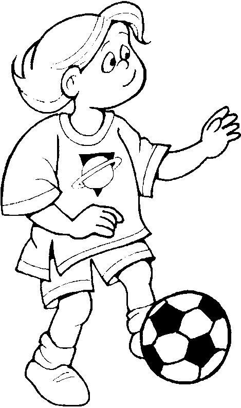 Coloriages football 1
