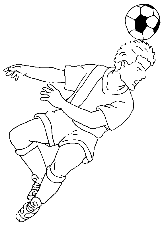 Coloriages football 9