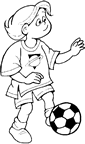 Coloriages football 1