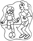 Coloriages football 10