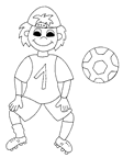 Coloriages football 13