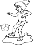 Coloriages football 8