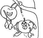 Coloriages fruits legumes 1