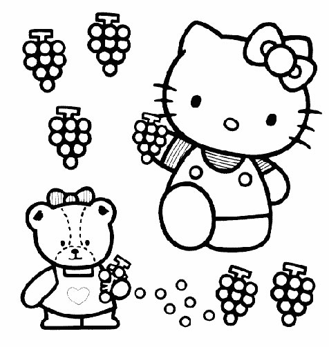 Coloriages hello kitty 6