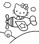 Coloriages hello kitty 1