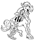 Coloriages lucky luke 3