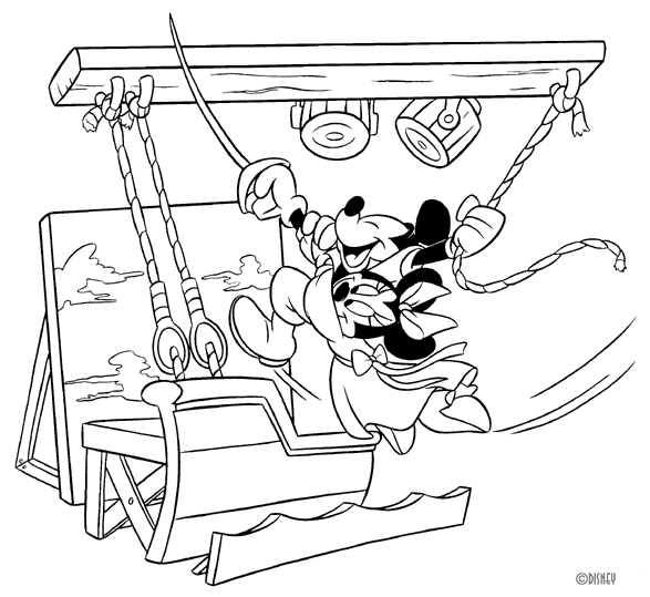 Coloriages minnie 4