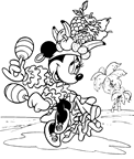 Coloriages minnie 3