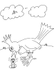 Coloriages oiseaux 24