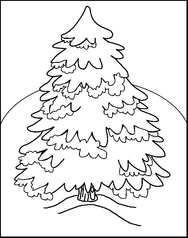 Coloriages sapin de noel 3